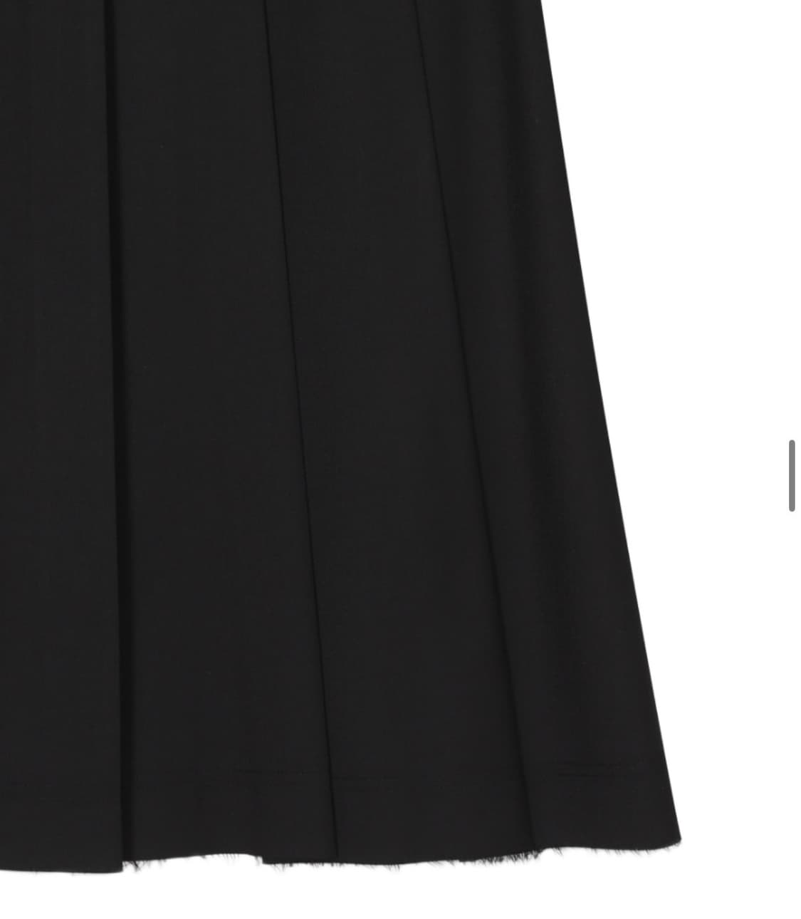 쓰리투에이티 롱플리츠스커트 블랙 상품이미지5