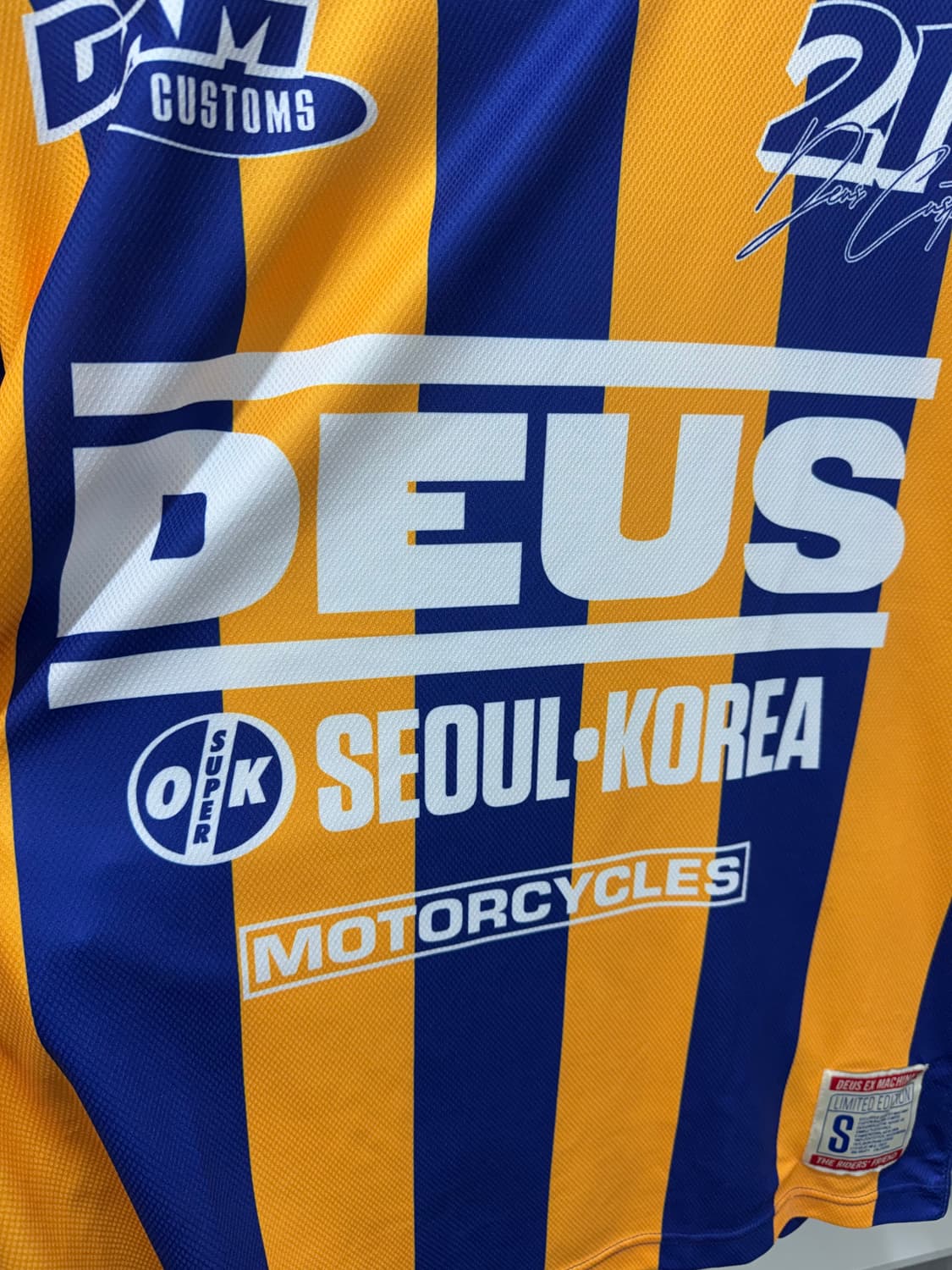 데우스 리미티드 저지 티셔츠S 상품이미지7