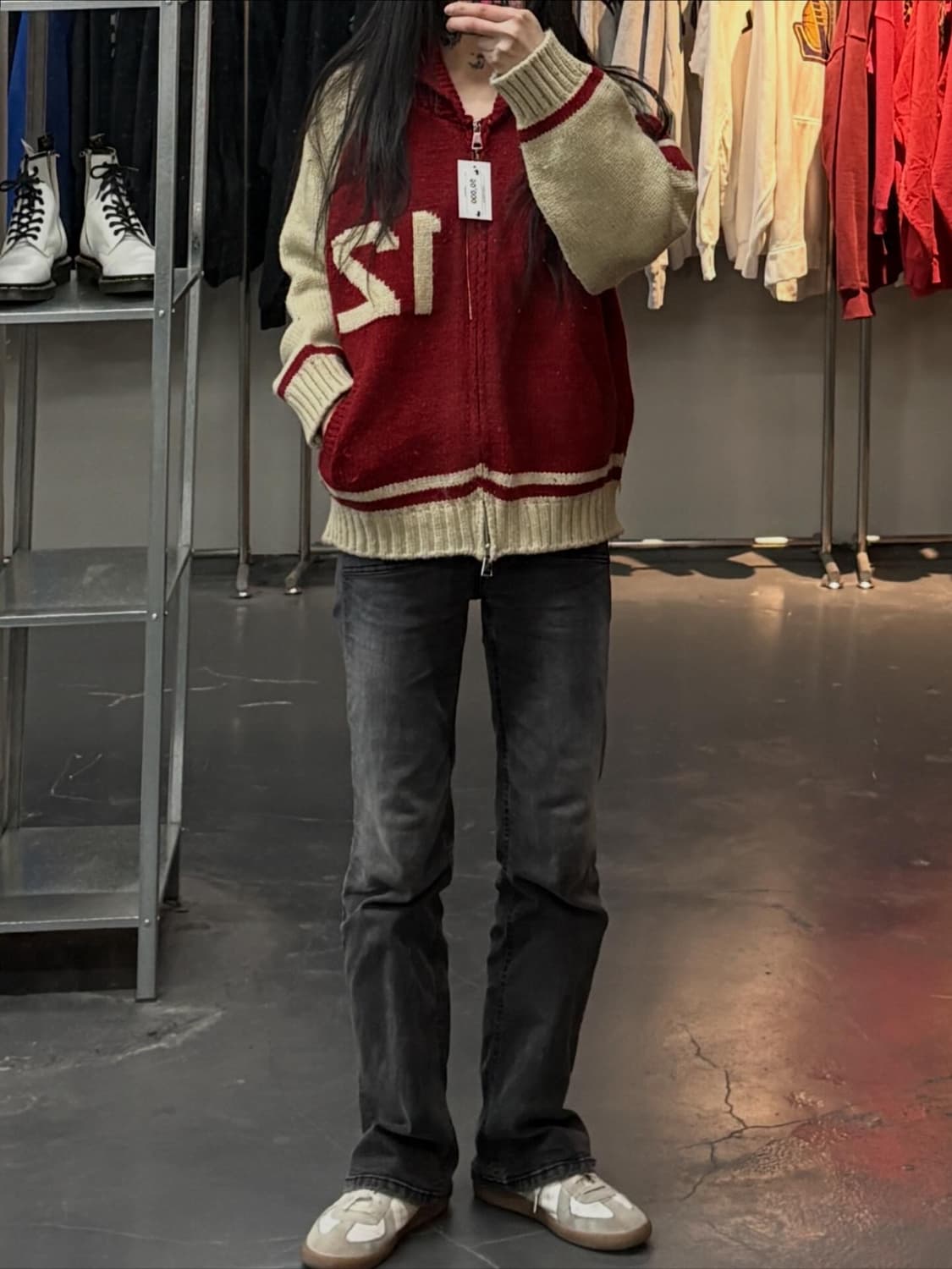 빈티지 캐나다 코위찬 니트집업 자켓 A3690 상품이미지1