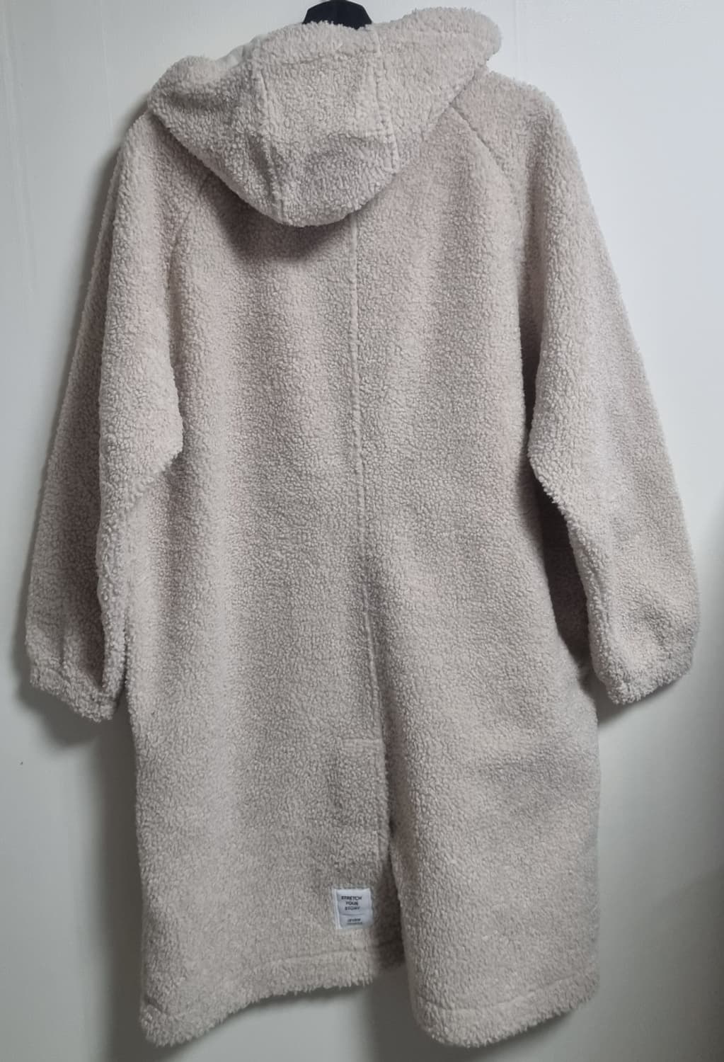 4사이즈) 안다르 아이보리 롱 후리스 플리스 후드집업 상품이미지2