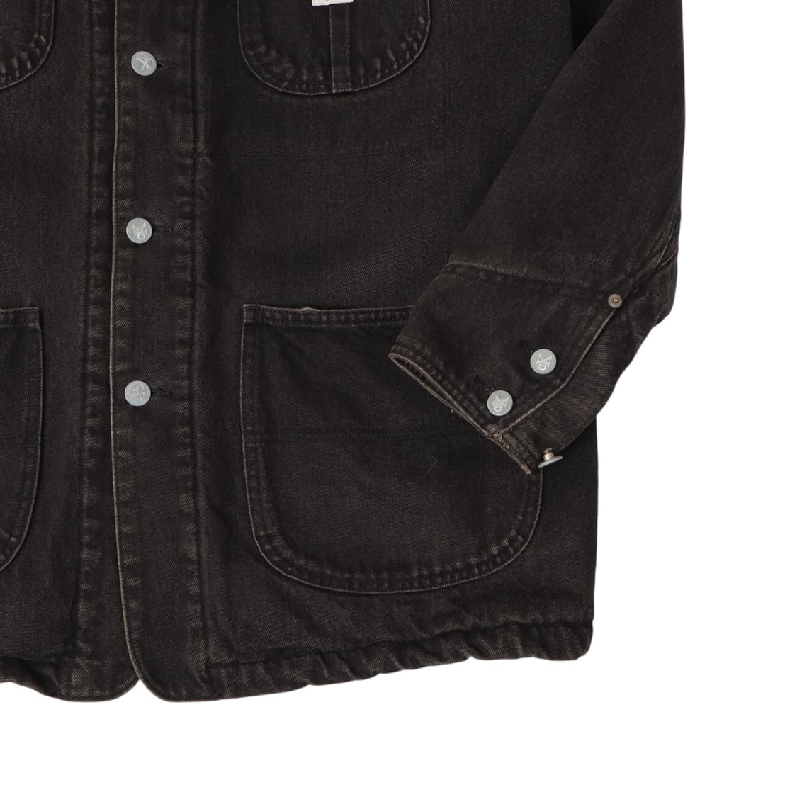 90s 켈빈클라인 블랭킷라이닝 헤비웨이트 초어코트 자켓  상품이미지4