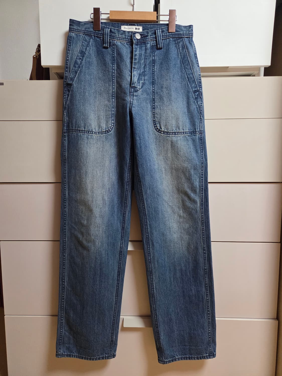 (29)유니클로jwa 데님베이커팬츠 상품이미지1