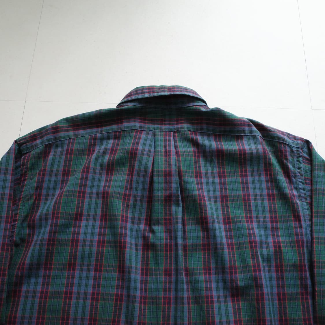 90s 폴로 랄프로렌 블레어핏 타탄 체크 빅셔츠 (XXL)  상품이미지8
