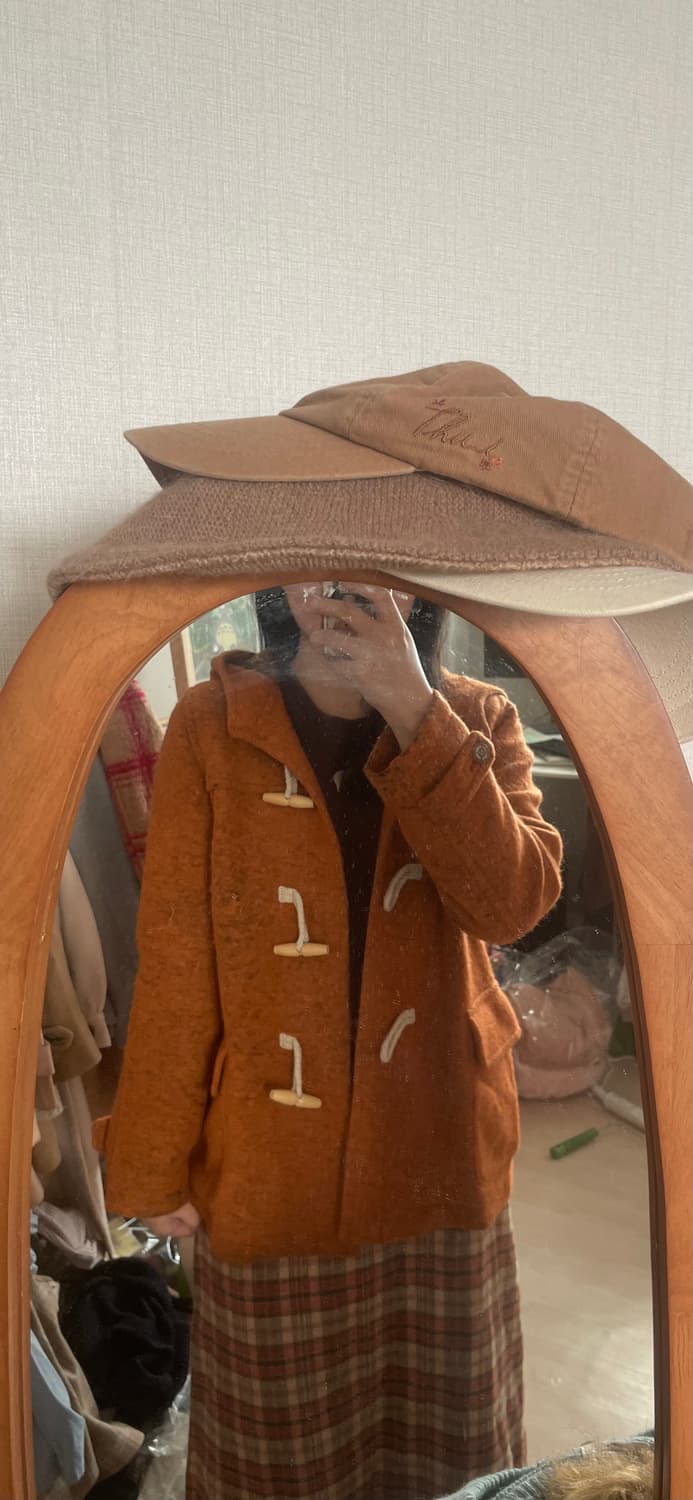 모리걸 빈티지 오렌지 떡코 원피스 set🧡🤎 상품이미지8