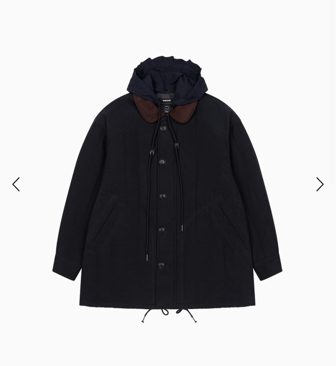 OHESHIO 오헤시오 자켓 CORDUROY COLLAR QUILTED  상품이미지1