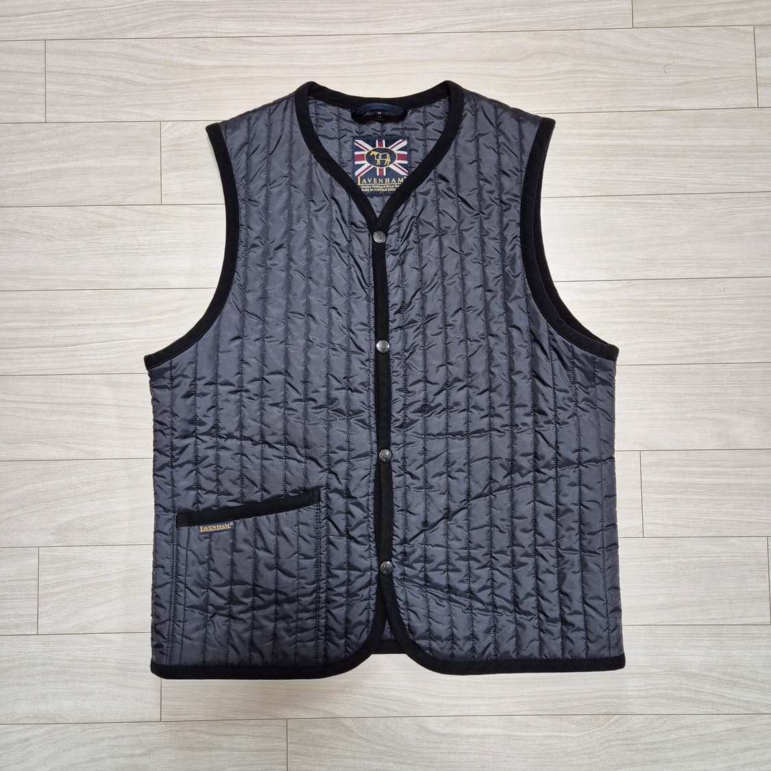 라벤햄 퀼팅베스트 블랙 판매 상품이미지1