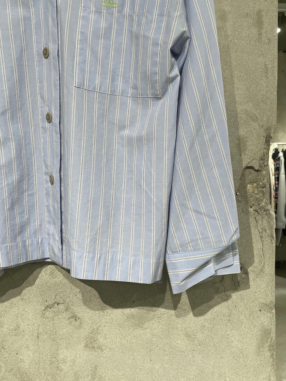 비비안 웨스트우드 앵글로마니아 22S/S 라이트 블루 orb 로고 스트라 상품이미지5