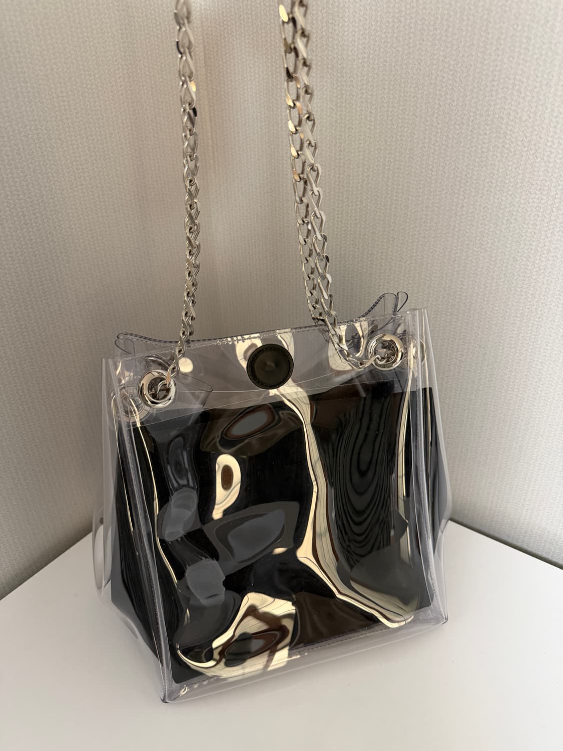 준야와타나베 PVC 체인백 상품이미지4