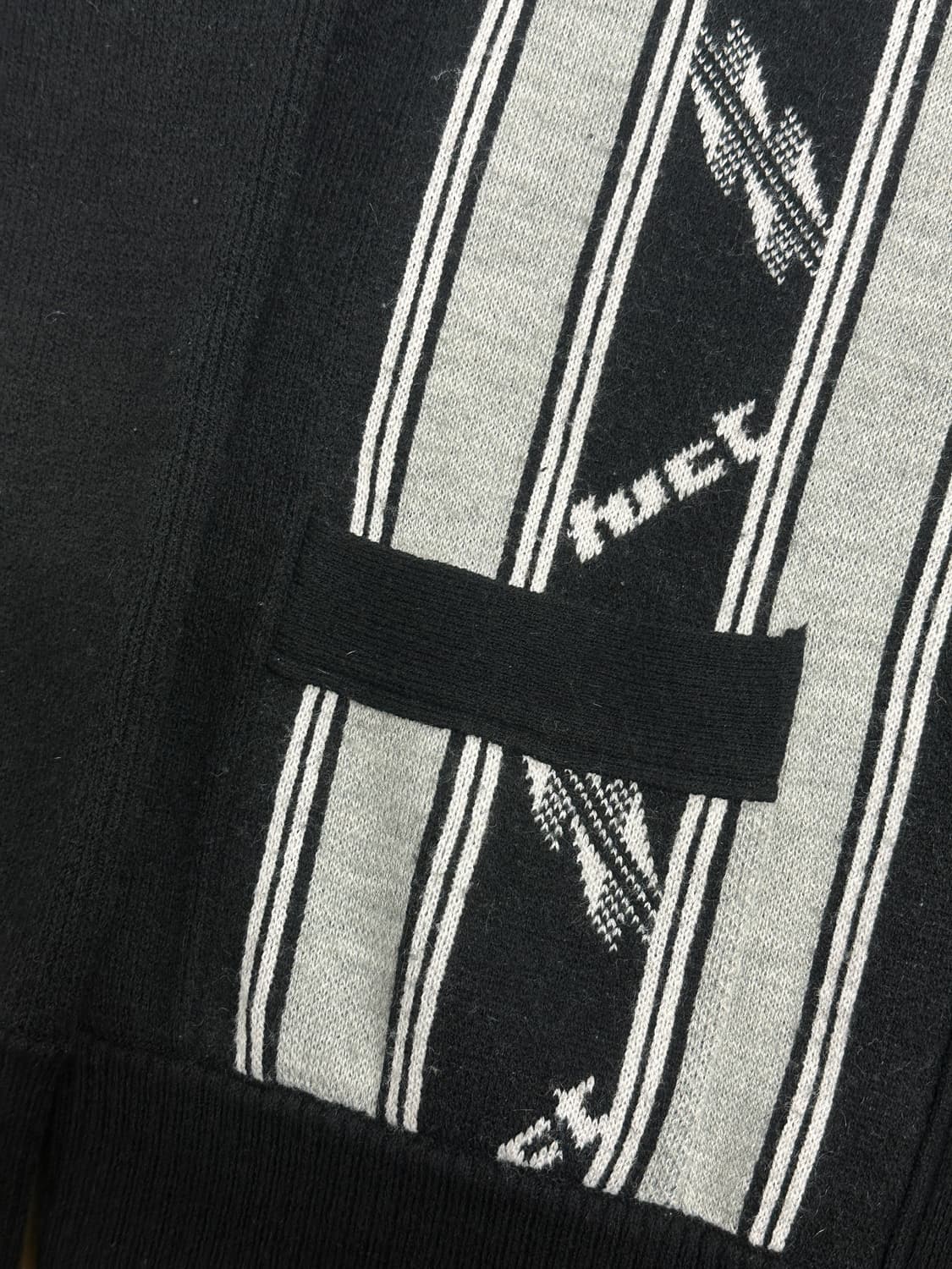 FUCT 자카드 패턴 니트 집업 M 상품이미지4