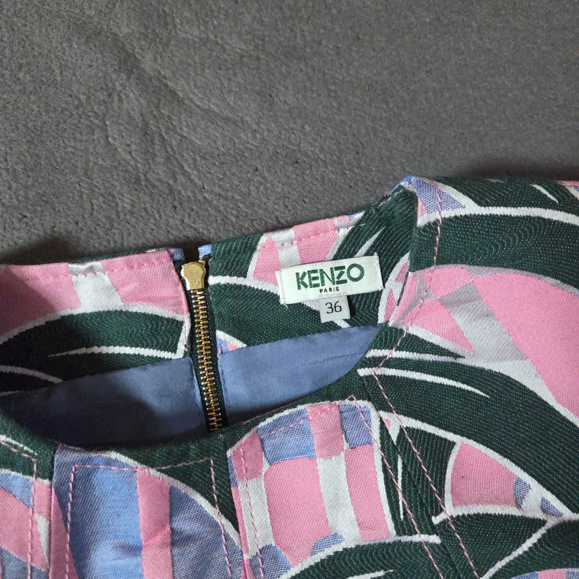 겐조 멀티컬러 플로럴 드레스 원피스 36 상품이미지6