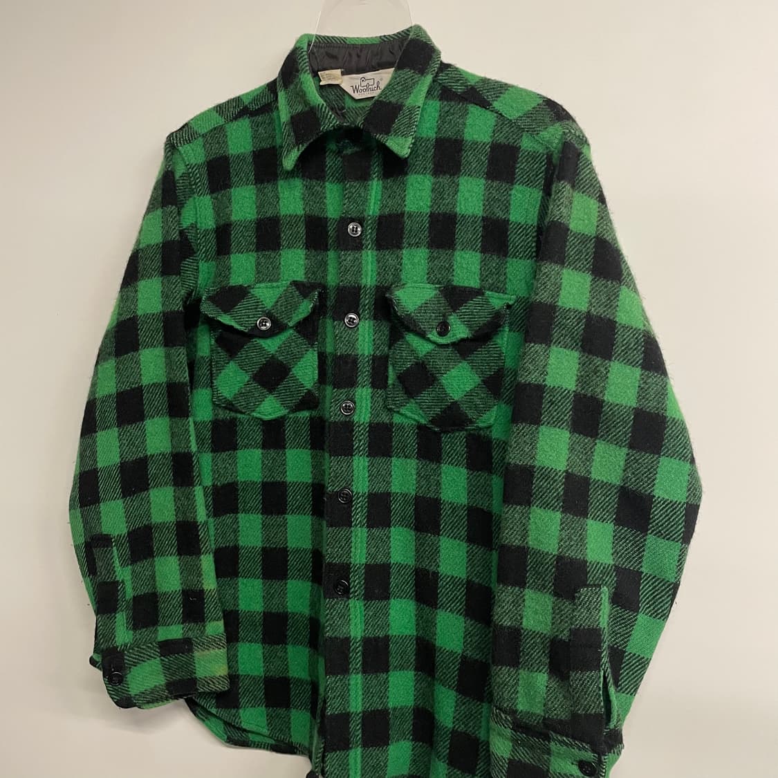 80s 울리치 버팔로 울 체크셔츠 상품이미지3