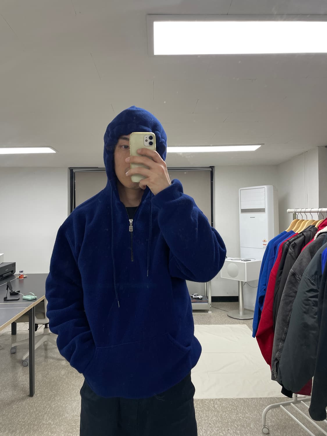 [L]90s Russell 러셀 made USA 플리스 집 후드 후리스 상품이미지9