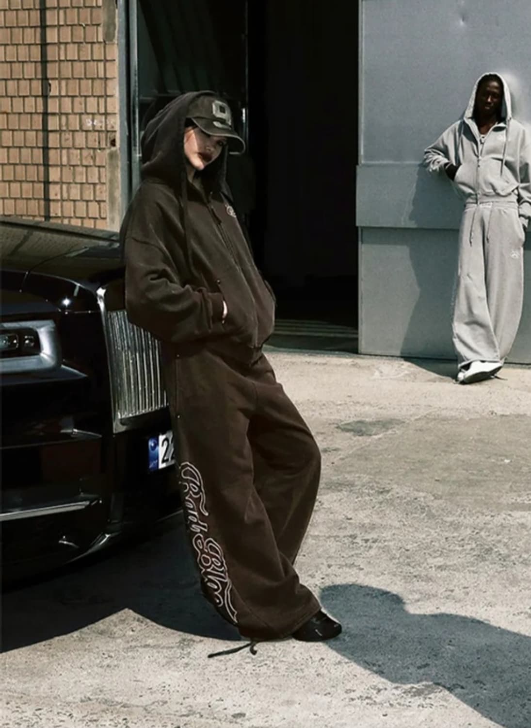 배드블러드 미스틱 캡슐 2way 조거팬츠 브라운 상품이미지4