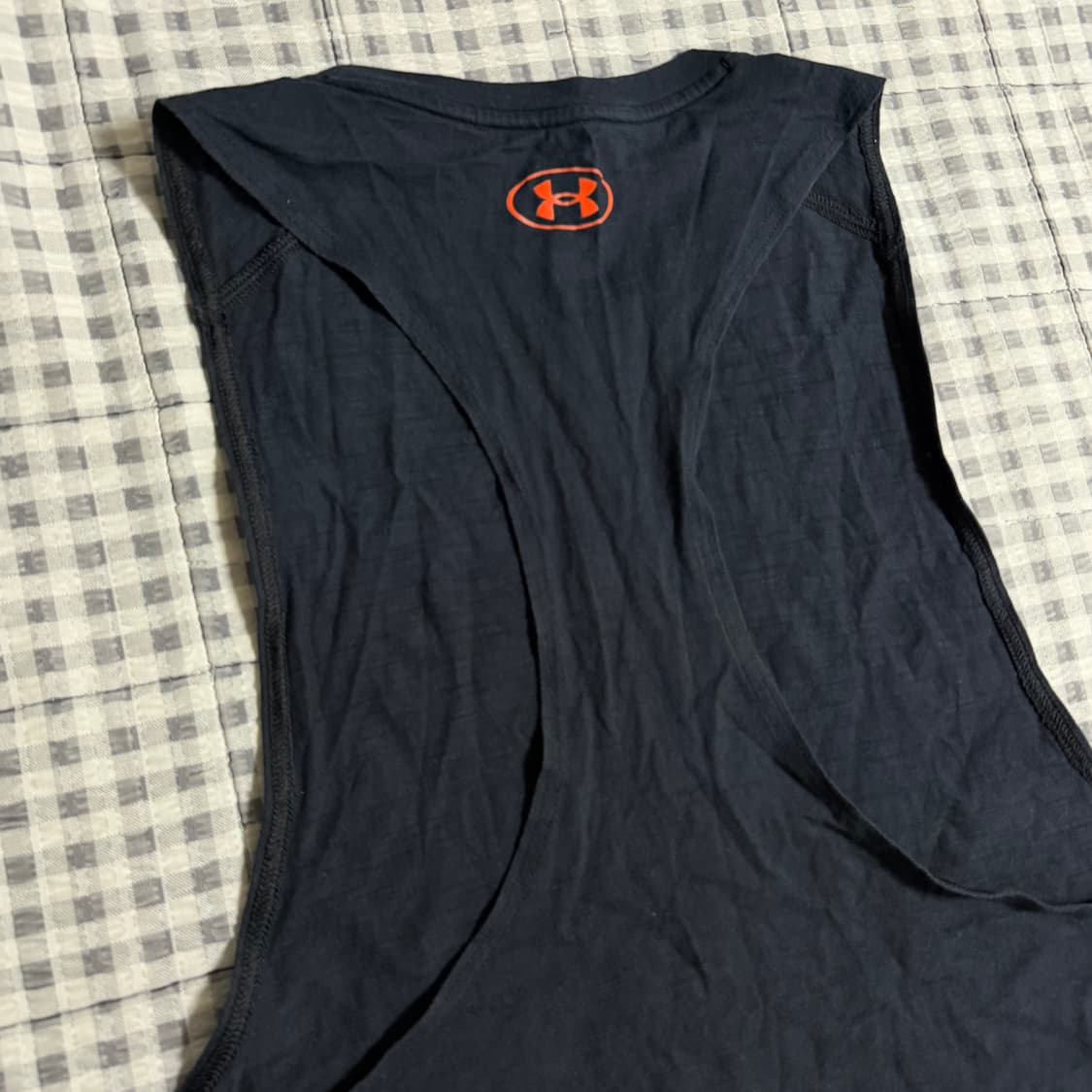 (L) 언더아머 프로젝트 락 런닝 탱크탑 블랙  상품이미지5