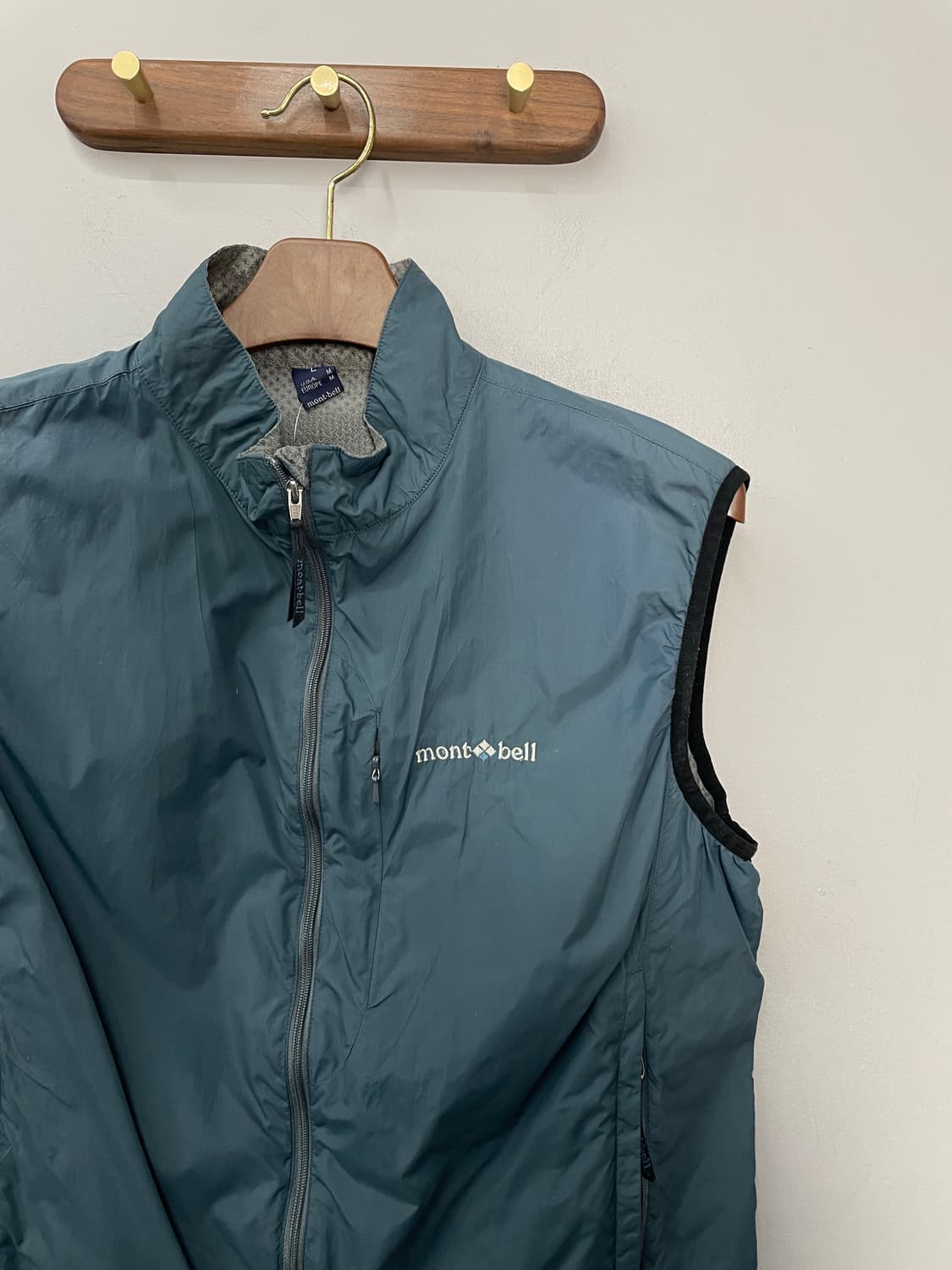 몽벨 90s 다크그린 스트링 베스트 H1745 상품이미지3