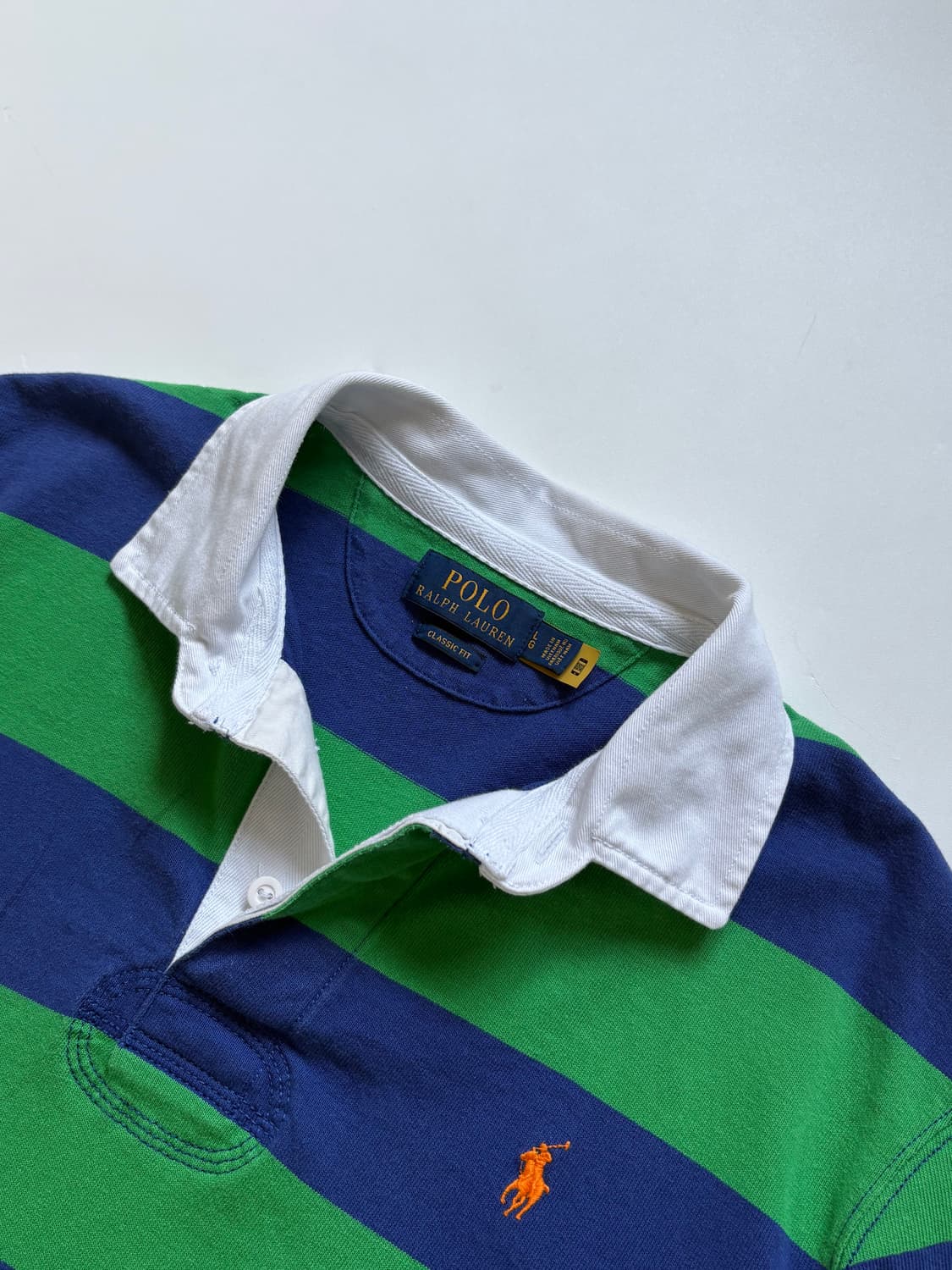 Polo 폴로랄프로렌 신형라벨 아이코닉 단가라 럭비티  상품이미지3