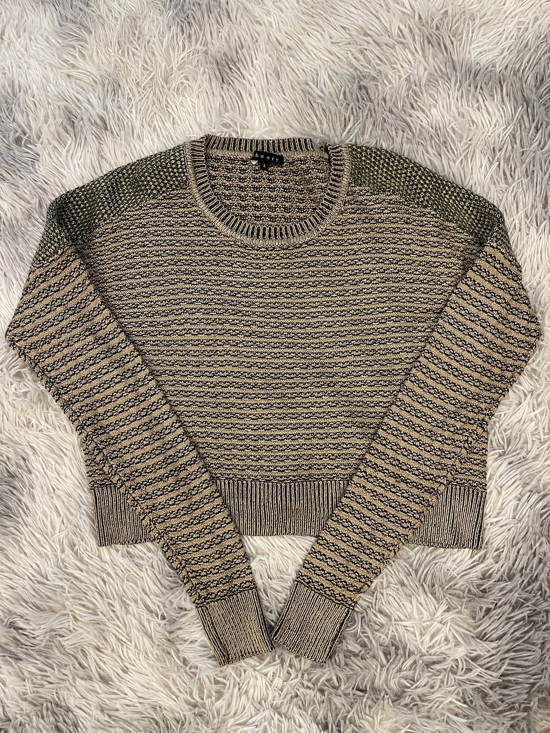 Theory 띠어리 니트 긴팔 크롭 니트 실크100 상품이미지1