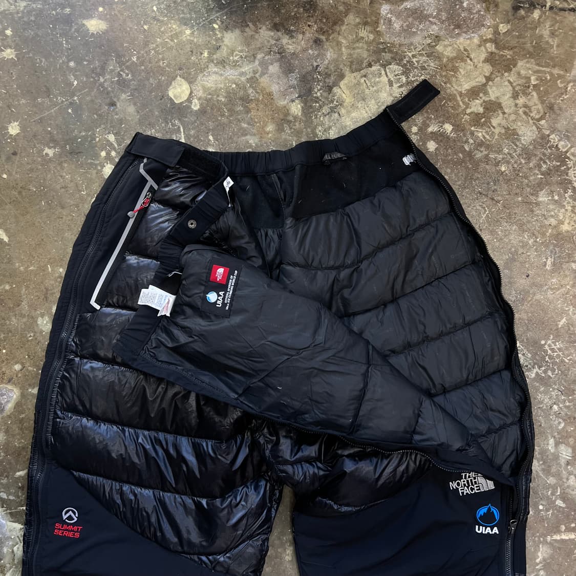 36) 노스페이스 UIAA인증 서밋 구스다운 우모팬츠 거위털패딩바지 상품이미지2