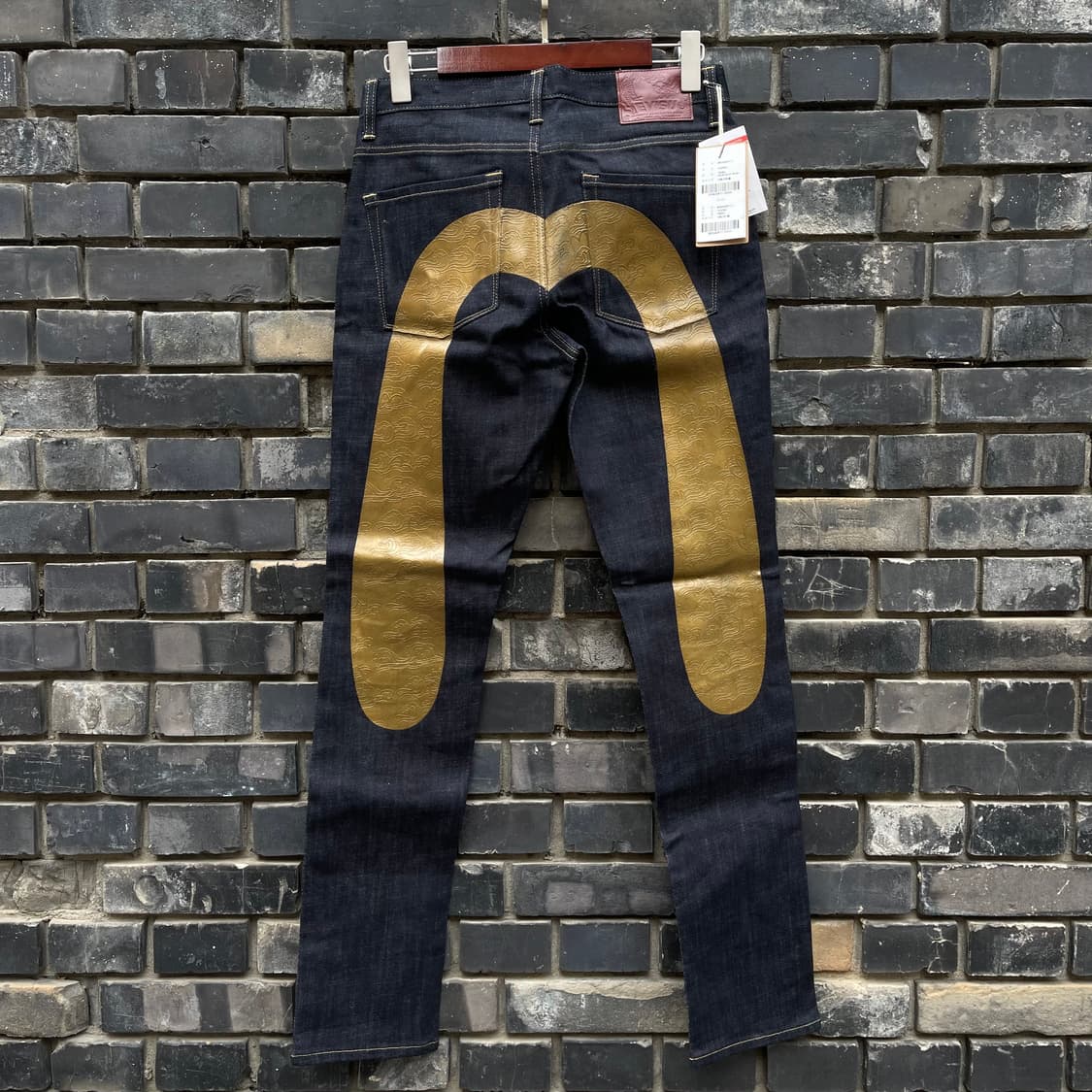 [30] EVISU INDIGO BIG LOGO PANTS 상품이미지1