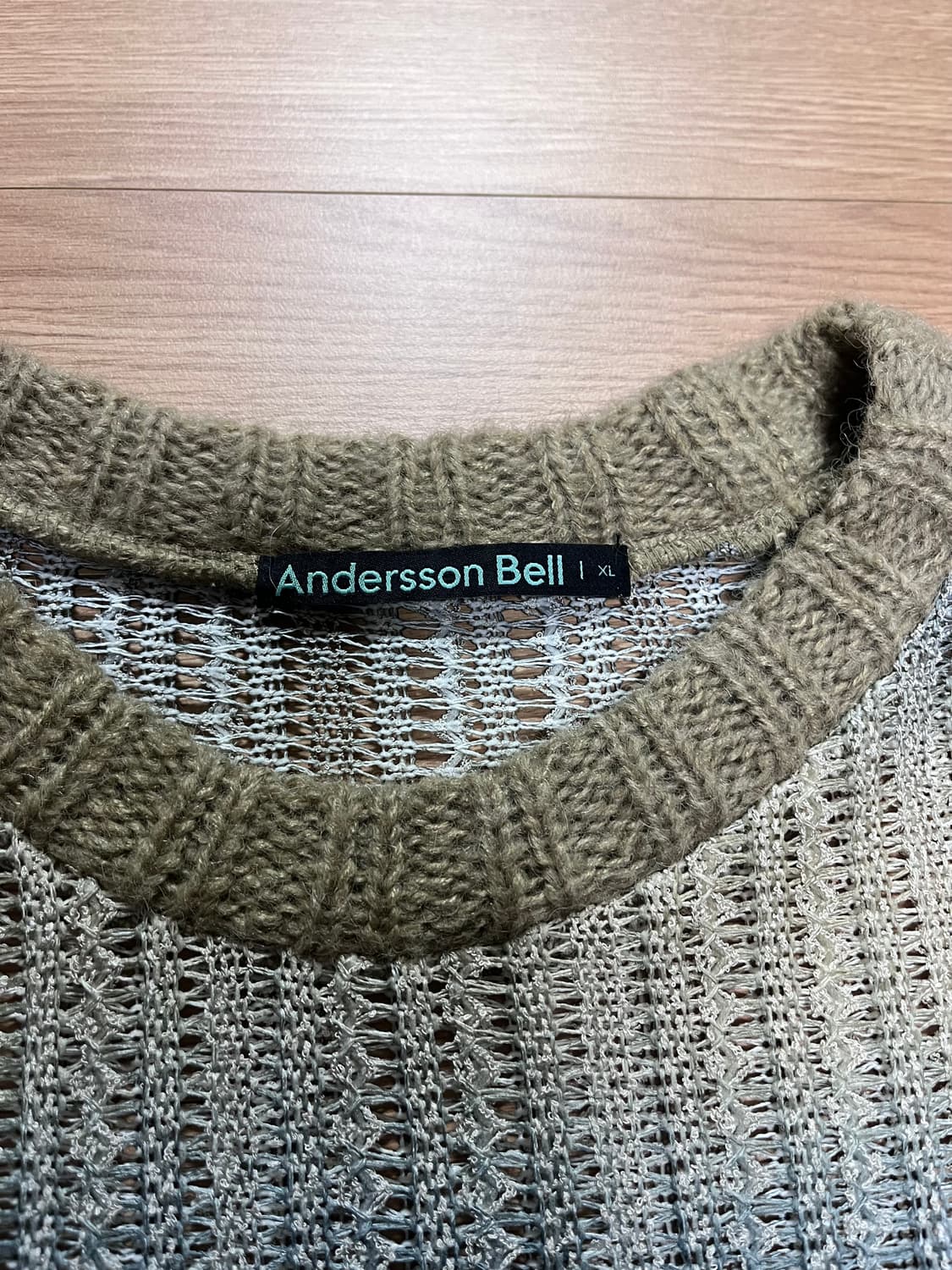 앤더슨벨 유니섹스 컷 앤 소운 니트 베스트 XL 상품이미지2