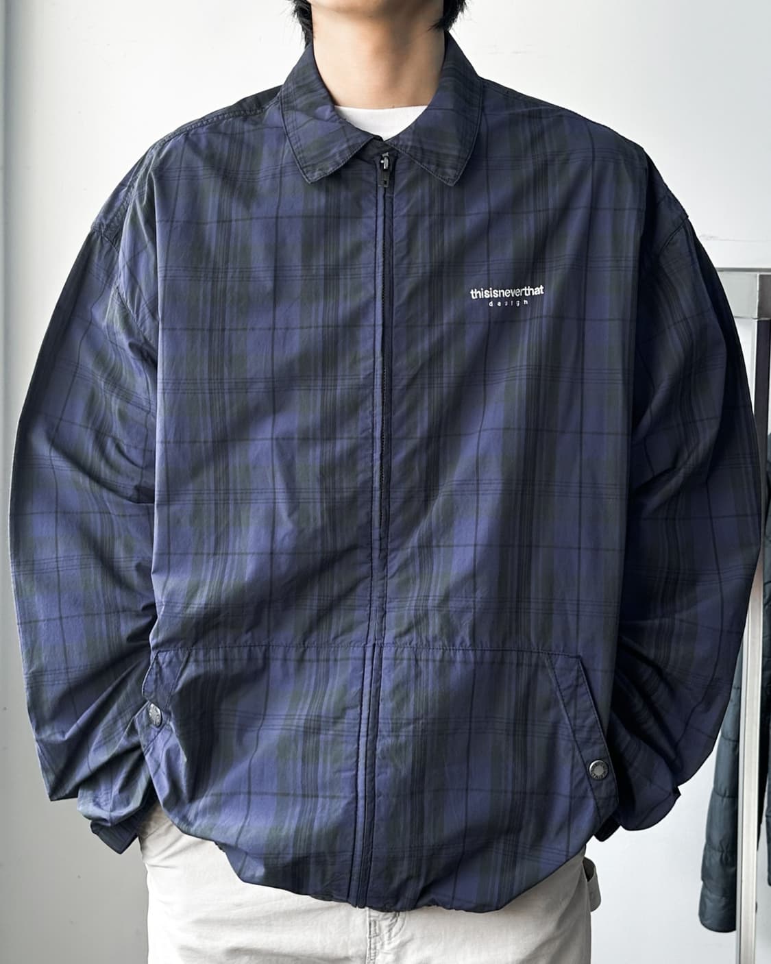 디스이즈네버댓 21F/W 코듀라 체크 스윙탑 자켓 상품이미지1