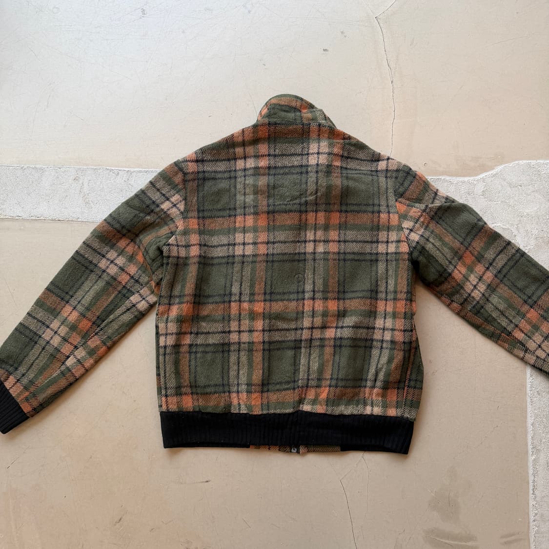 80s 랭글러 체크 봄버 자켓 상품이미지5