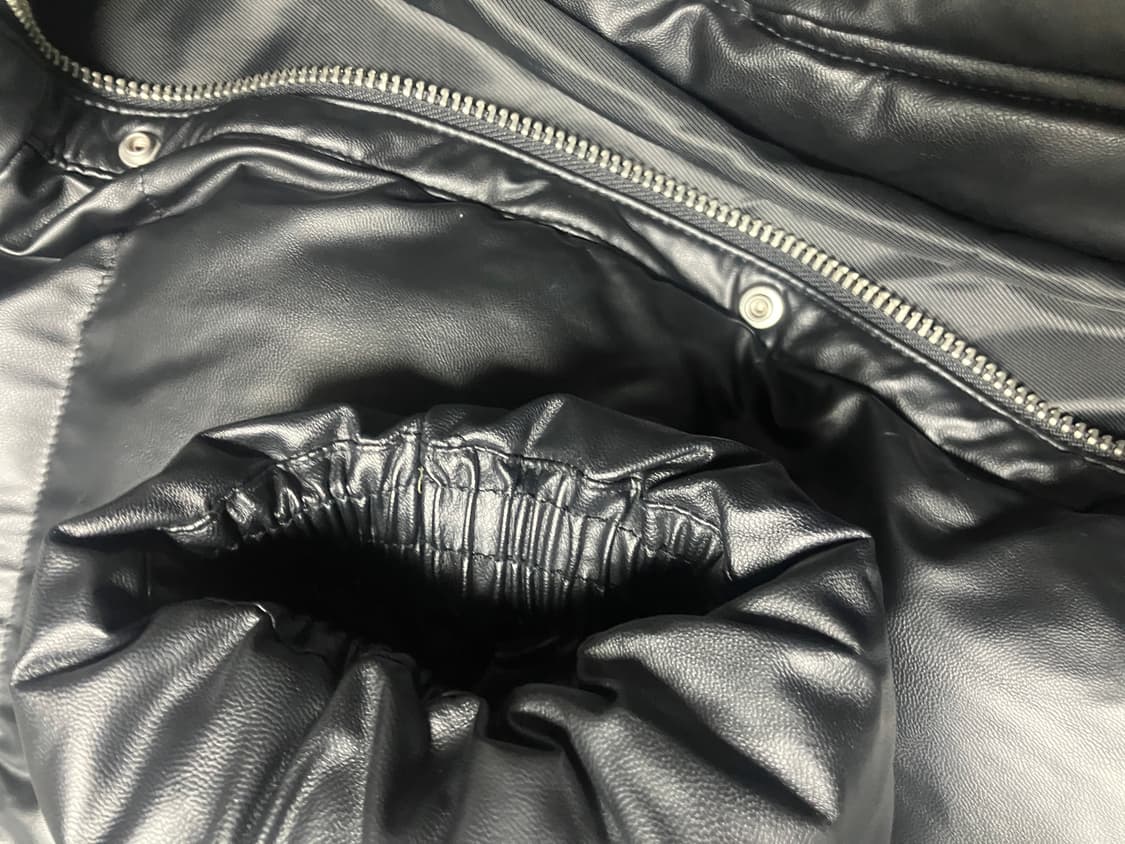 ZARA 자라 크롭핏 레더 패딩 상품이미지6