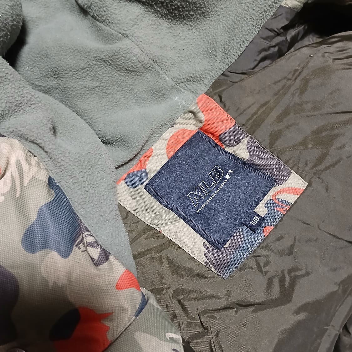 mlb 엠엘비 카모 조끼 패딩 자켓  스키 스노보드 상품이미지9