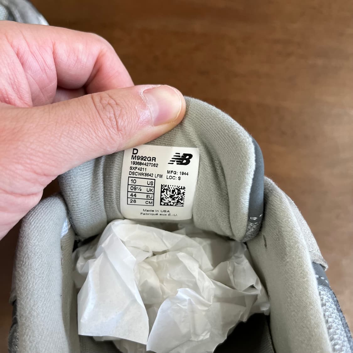 뉴발란스 992 280mm 발볼D 상품이미지7