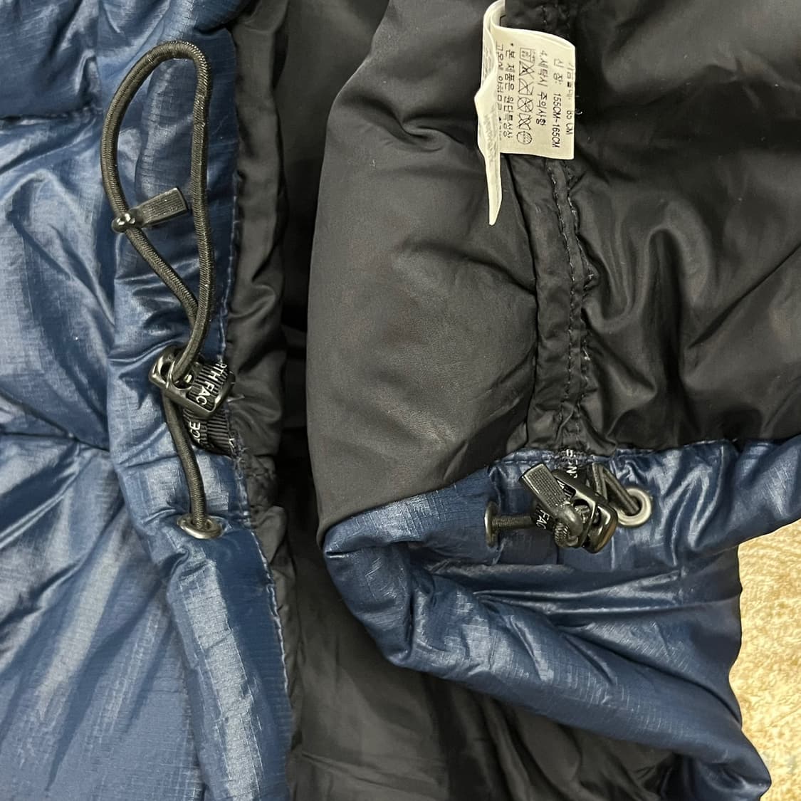 노스페이스 네이비 눕시 숏패딩 85 상품이미지7