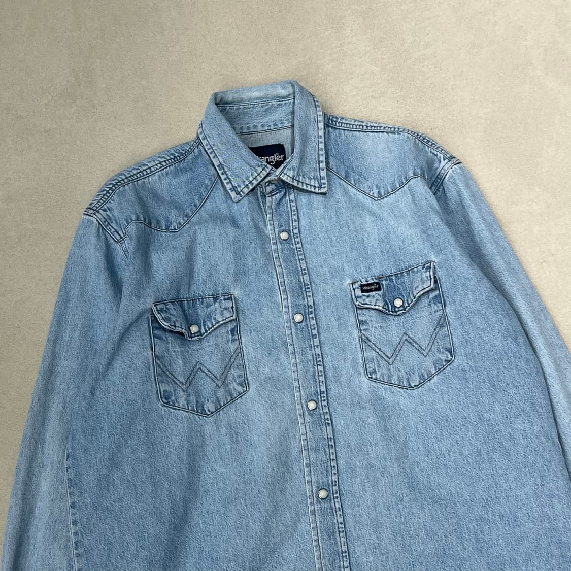 랭글러 워크 데님셔츠 s08972 상품이미지3