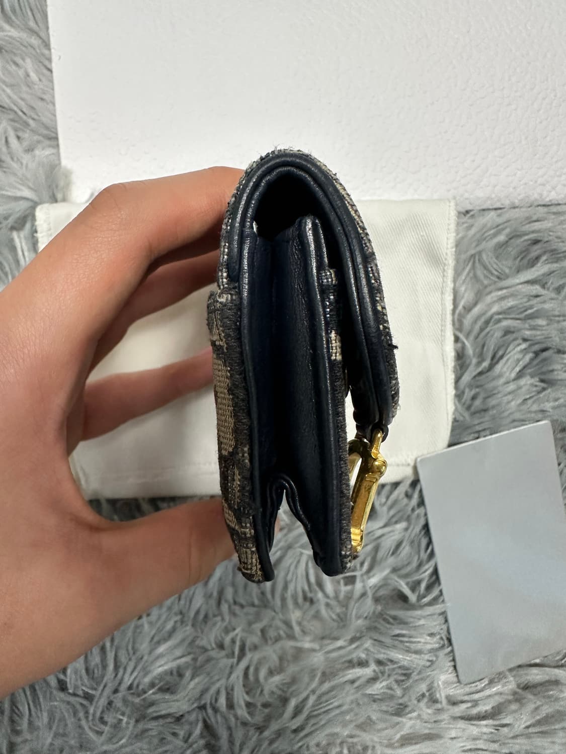 디올 오블리크 새들 카드지갑 상품이미지5