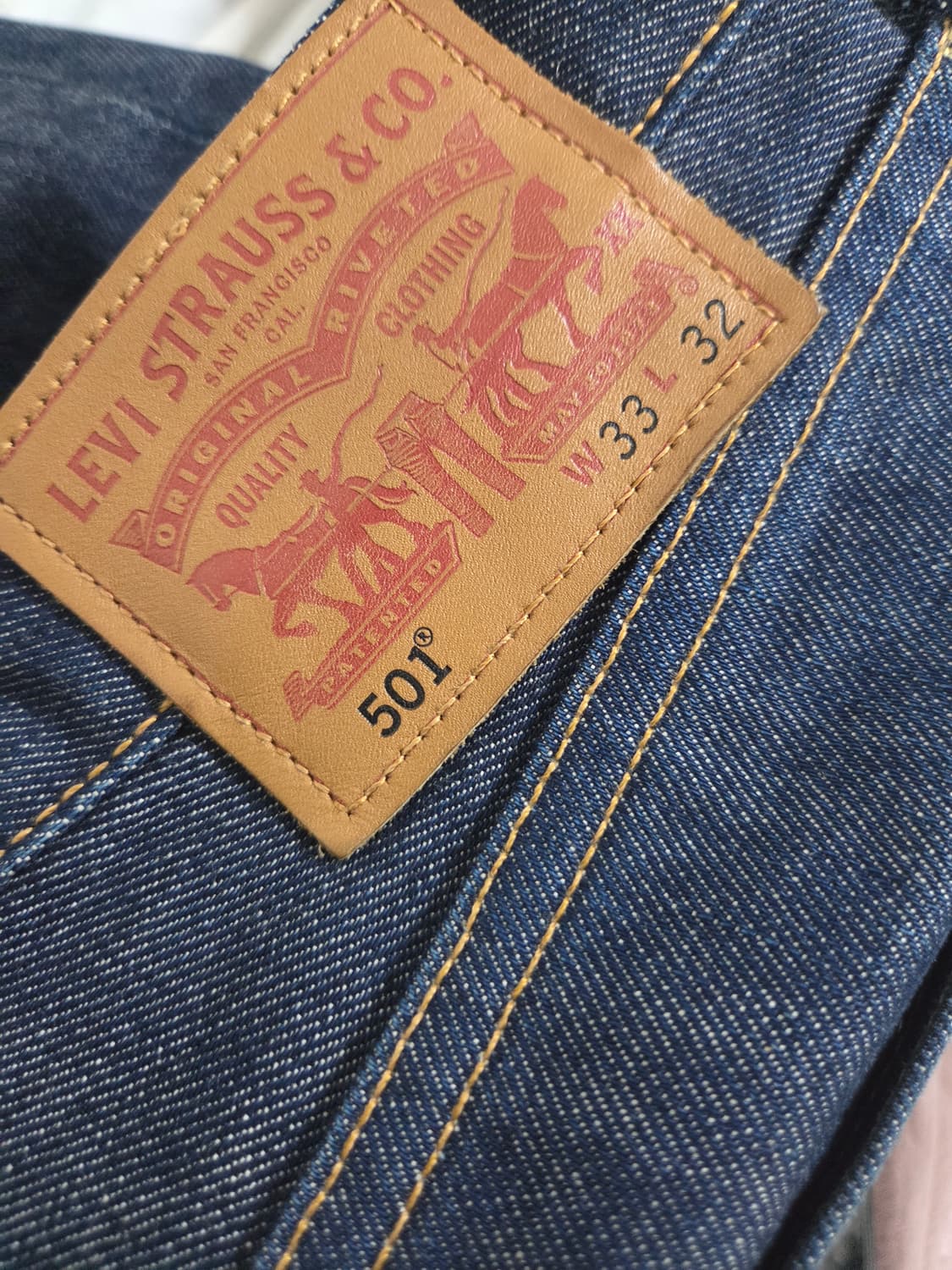 리바이스 501 오리지널 데님 Made in USA 상품이미지4