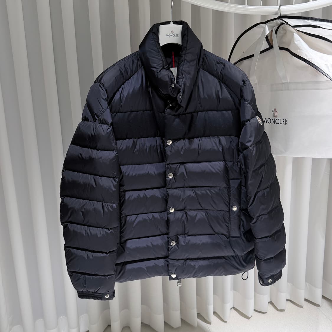 (A+/7) / 몽클레어 룰 패딩 점퍼 네이비 상품이미지3