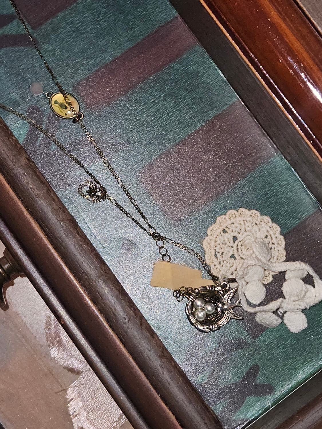 Vintage bird's nest necklace 상품이미지2