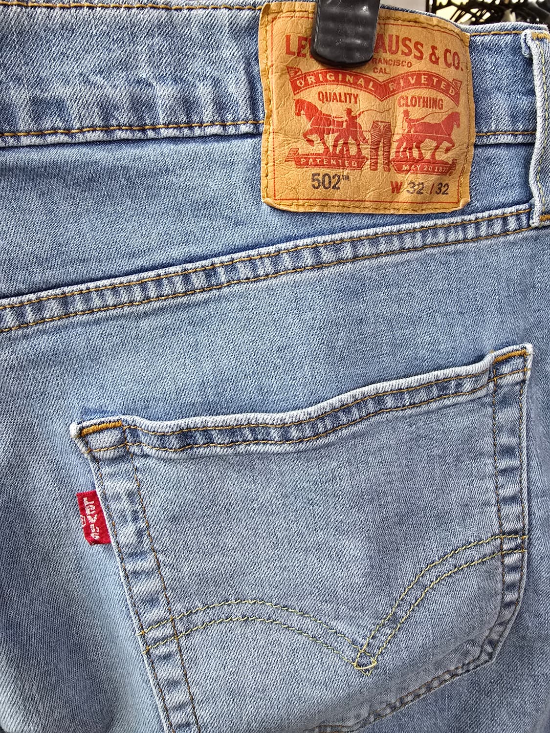 리바이스 502 데님 연청바지 (1277) 상품이미지3