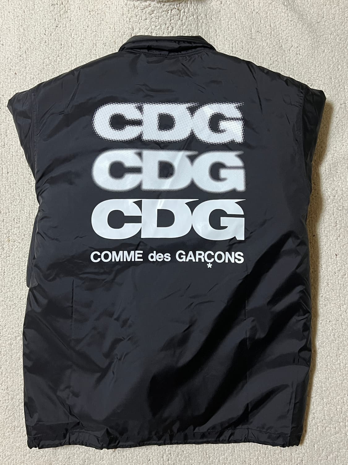 CDG 로고 코치 자켓 블랙 상품이미지5