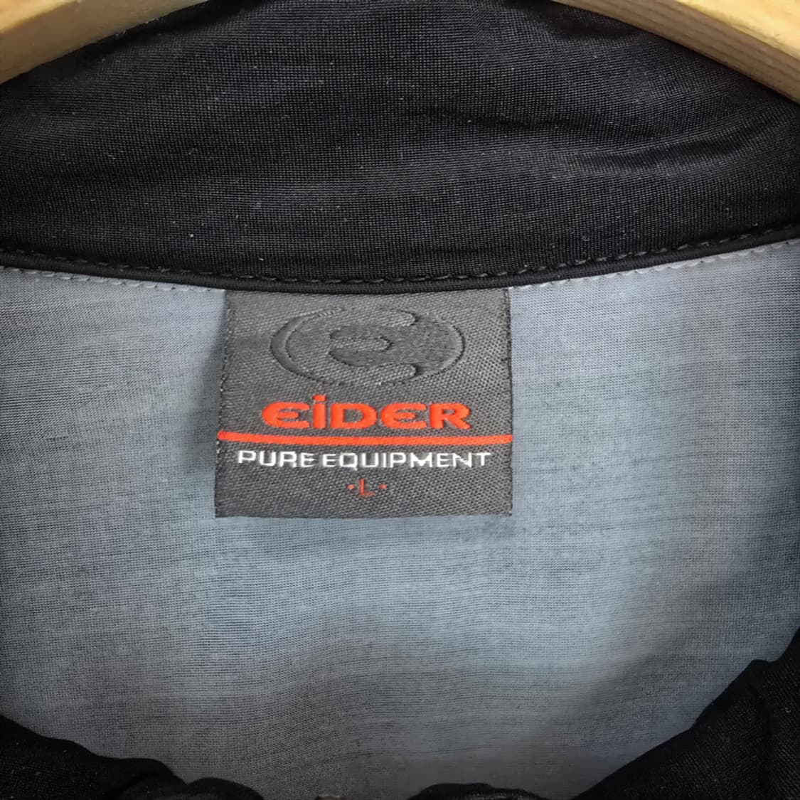 아이더 Eider 기능성 반집업 티셔츠 블루/블랙 L 상품이미지5