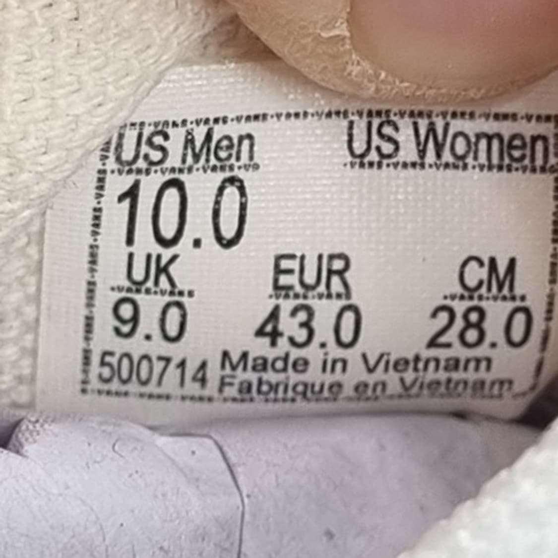 반스 어센틱 레드 남성스니커즈 280 상품이미지6