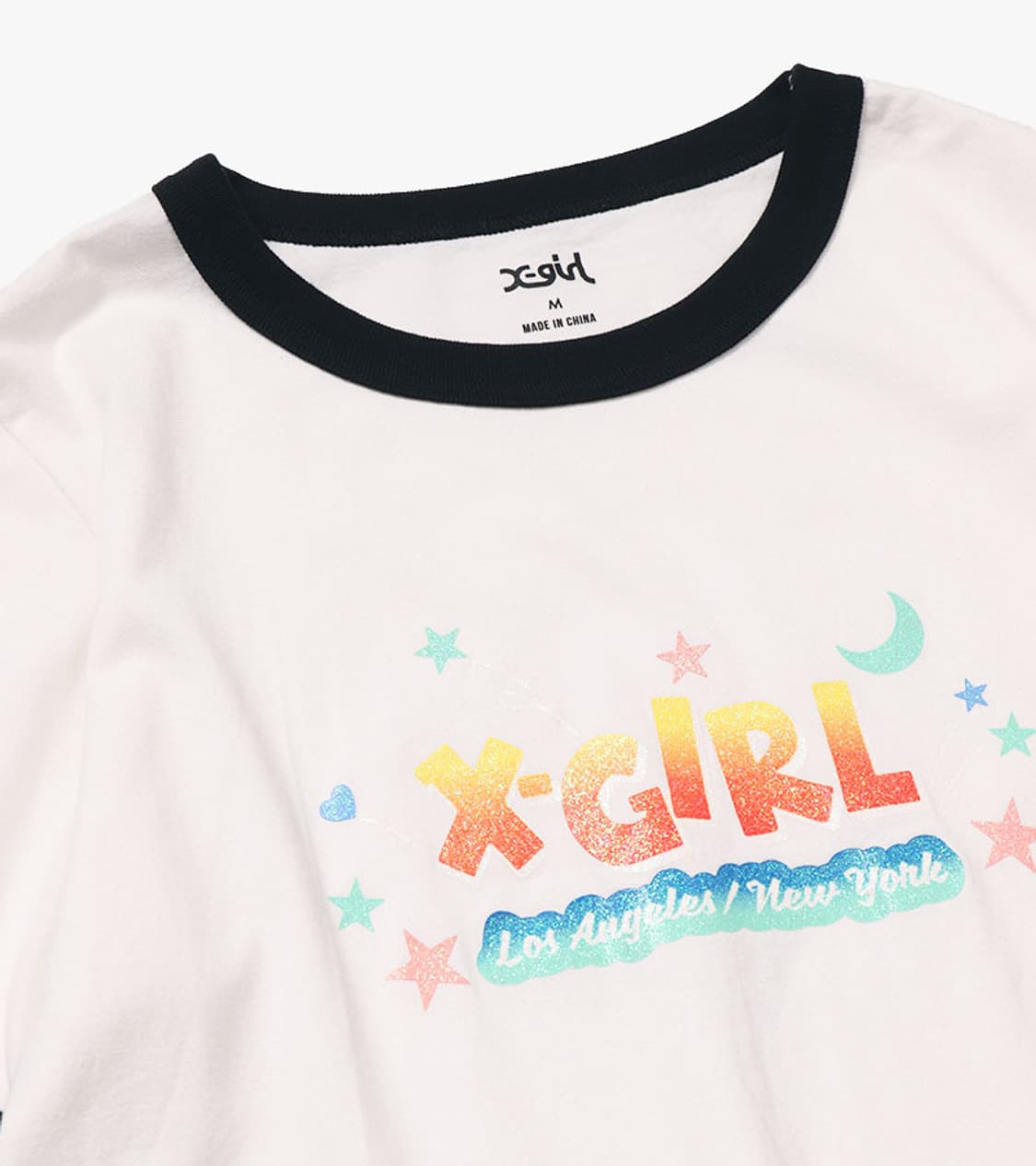 X-GIRL - LOGO RINGER T SHIRT 상품이미지4