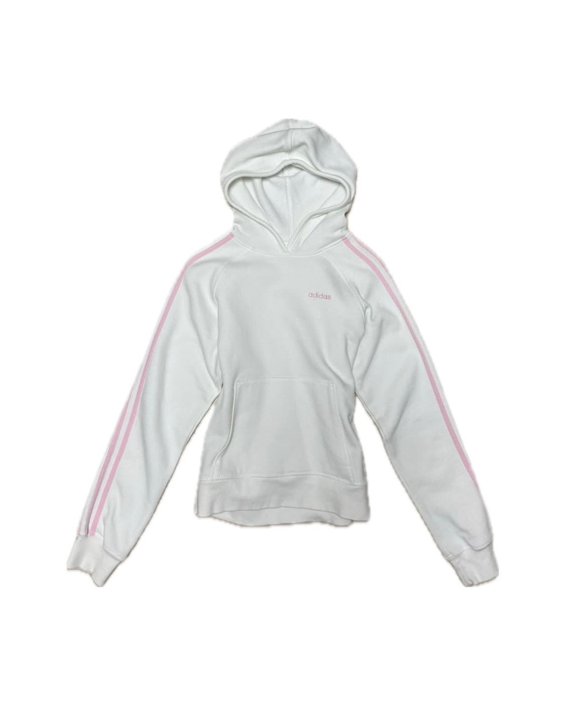 아디다스 대대장 화이트&딸기우유 핑크 후드티 상품이미지1