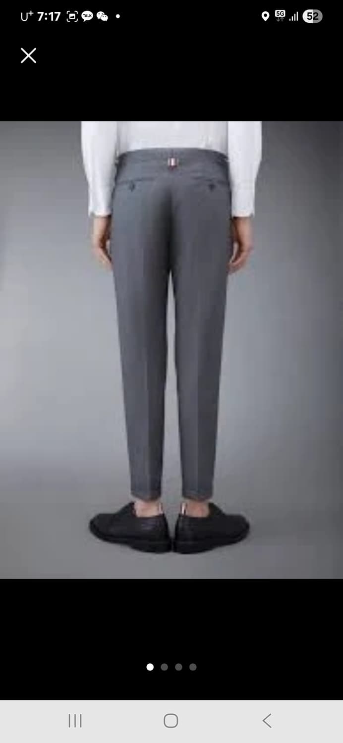 [삽니다] 톰브라운 미드그레이 로우라이즈 울팬츠 2 상품이미지2