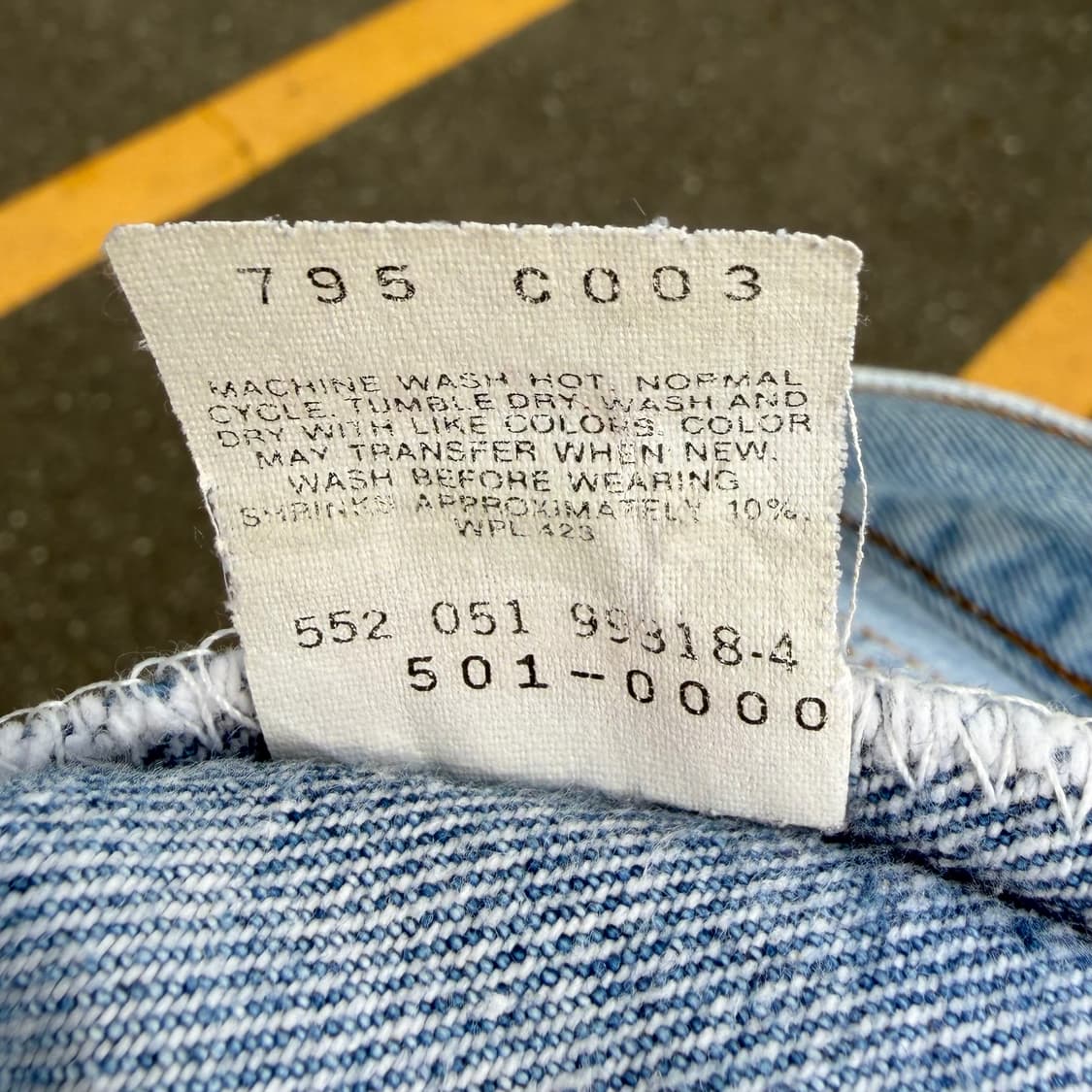 90s 빈티지 리바이스 501 W36 L33 상품이미지10