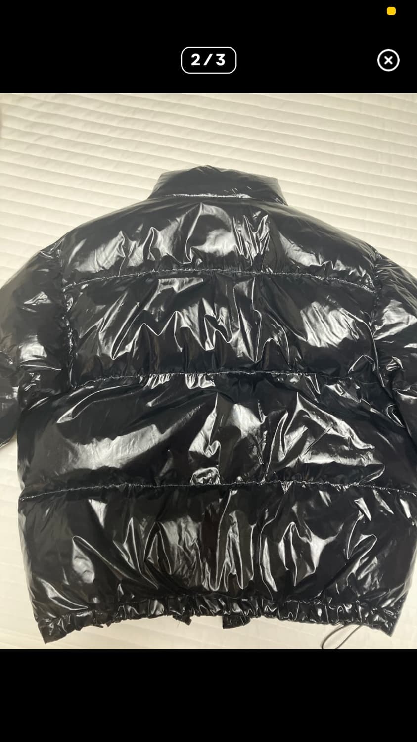 오텀 유광 크롭 패딩 상품이미지5