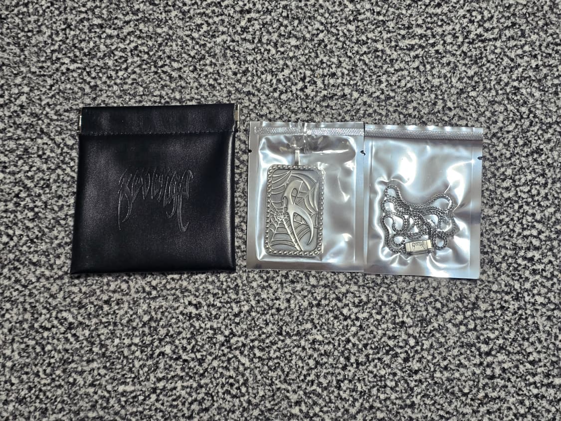 REVENGE 리벤지 스파이더 웹 독택 목걸이 상품이미지2