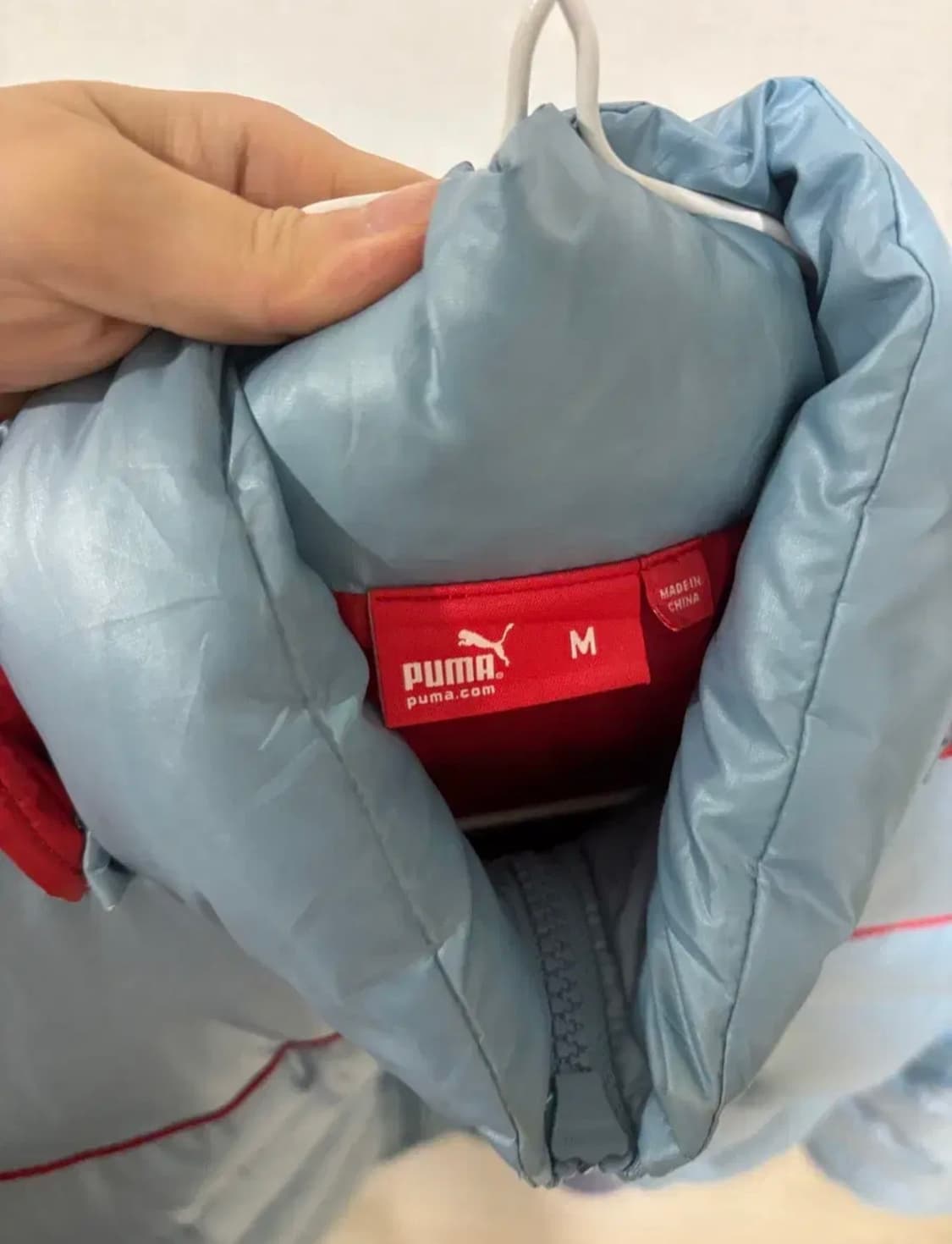 퓨마 스카이블루 경량패딩 상품이미지3