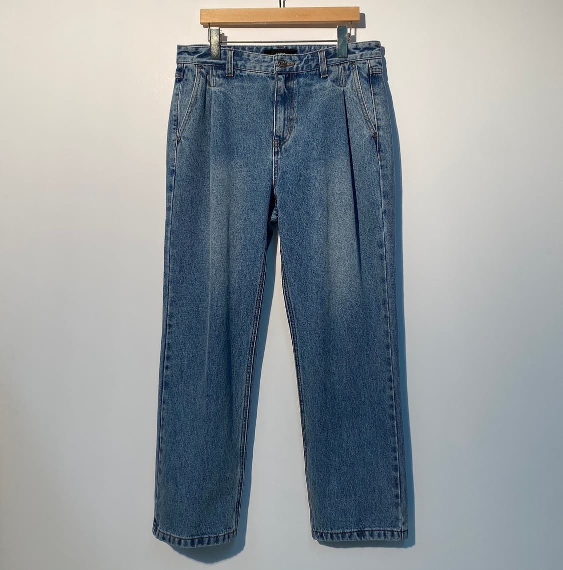 일꼬르소 원턱 와이드 데님 청바지  상품이미지2