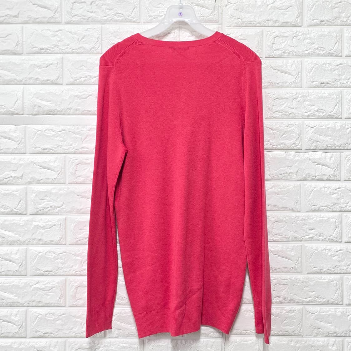 갭 GAP 핑크 V넥 니트 M  상품이미지4