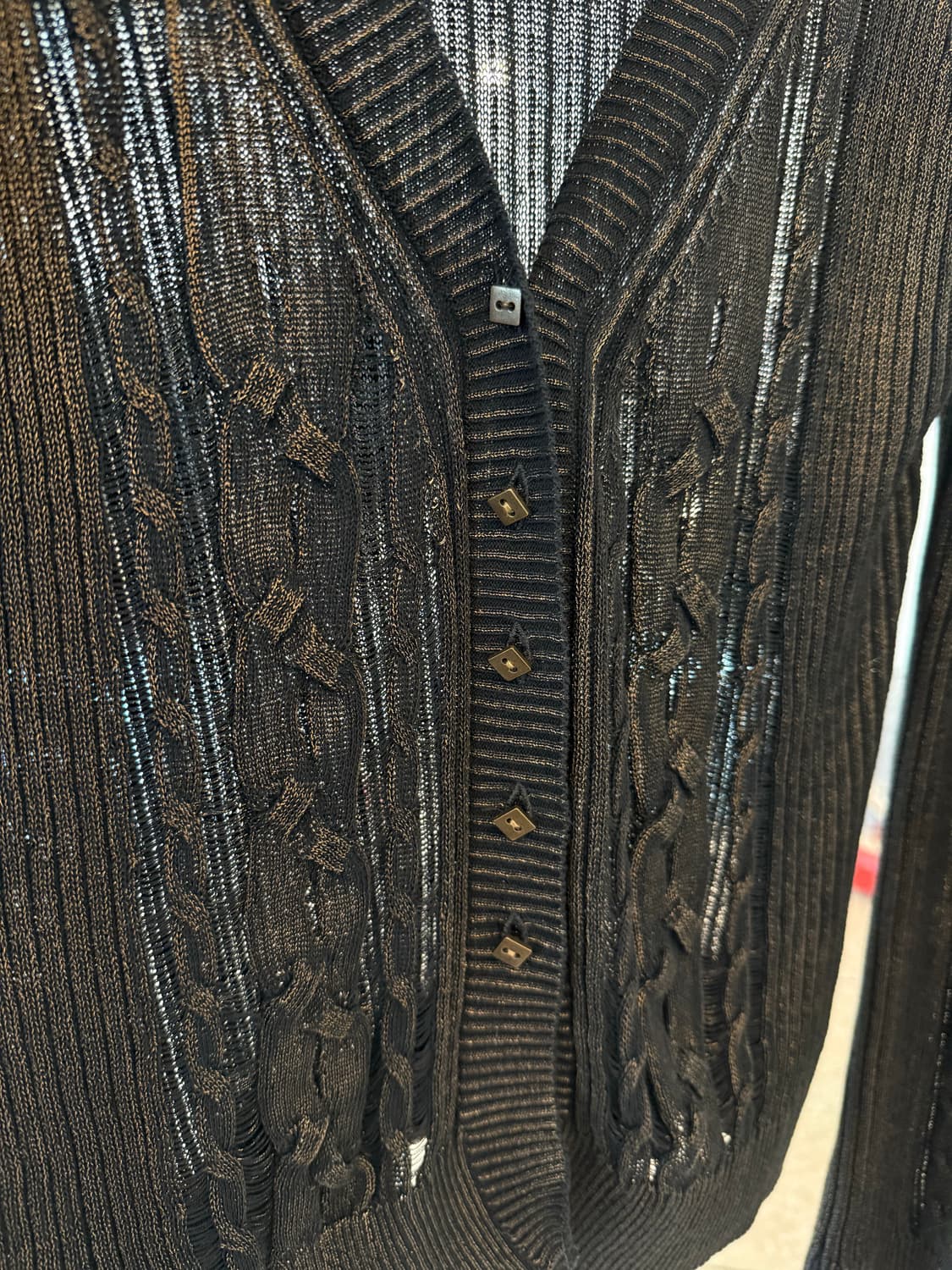 HIROKO BIS Cut-Detail Cardigan 상품이미지4
