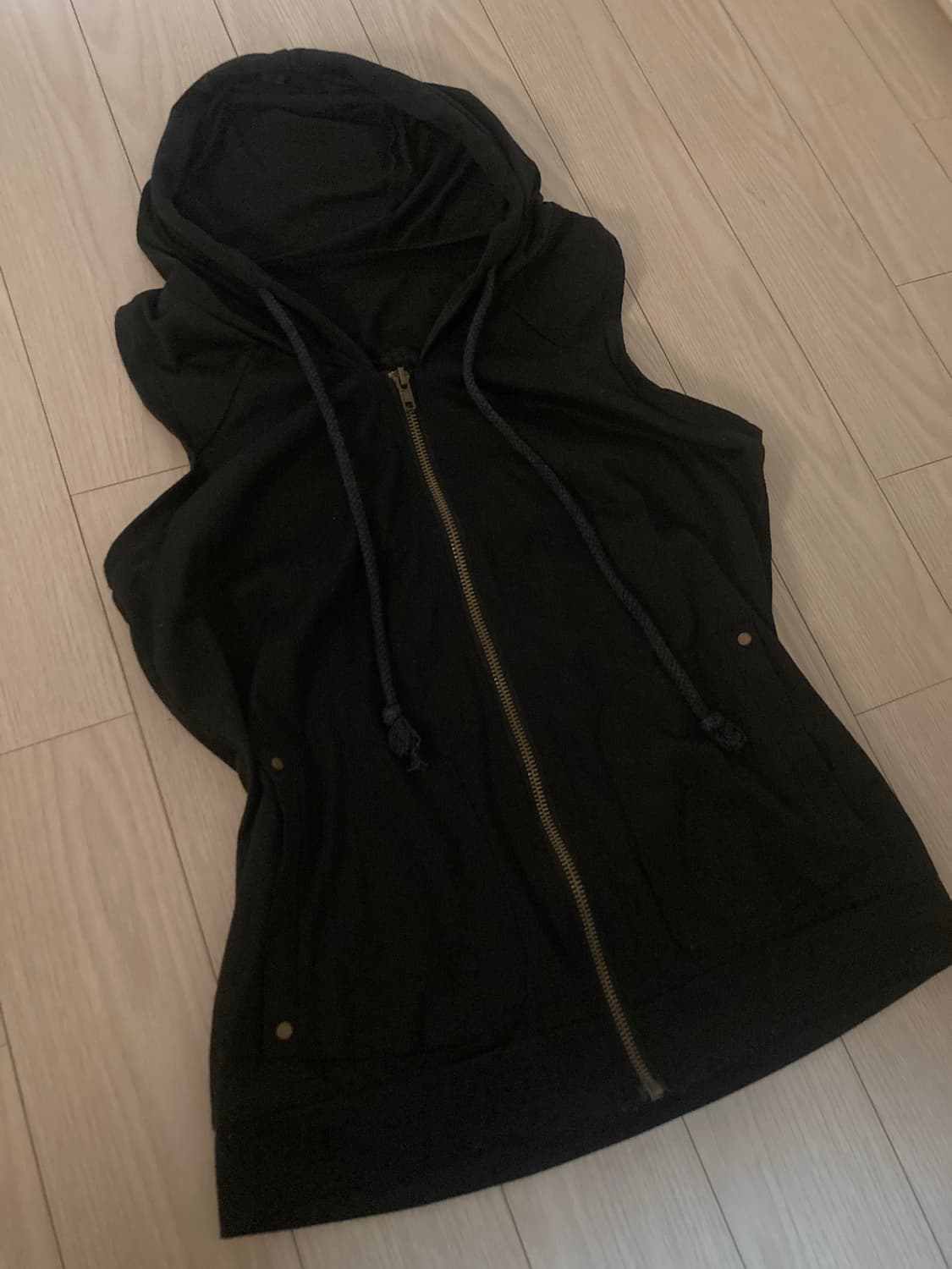 back printing vest zipup 상품이미지3